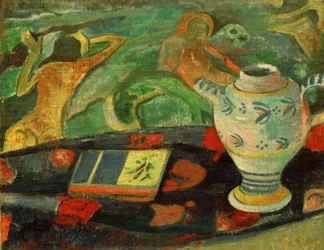 Nature morte avec une cruche de Quimper
